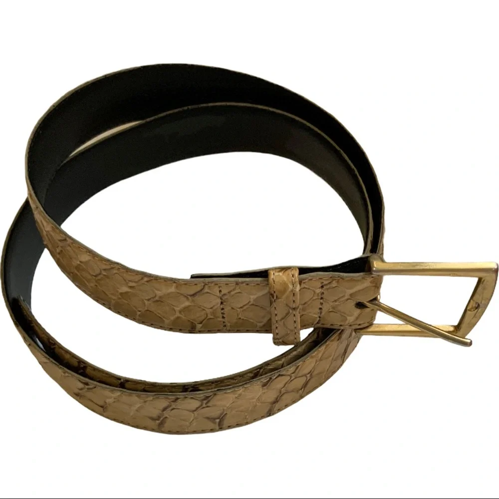 Vintage Genuine Serpi Snake skin Belt 32 S/M